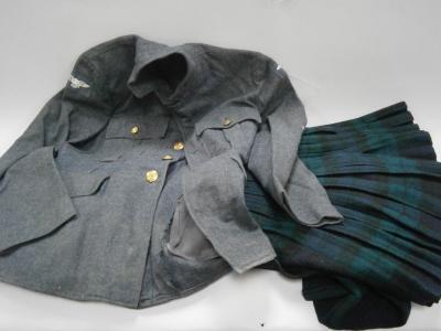 Scottish kilt dated 1945 military