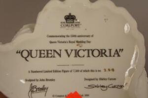 Three Coalport figures depicting Queen Mary - 3