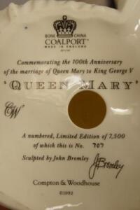 Three Coalport figures depicting Queen Mary - 4