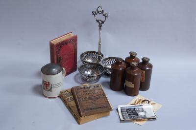 Stoneware ink bottles