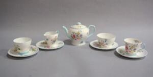 A Shelley Wild Flowers pattern tea-for-two service.