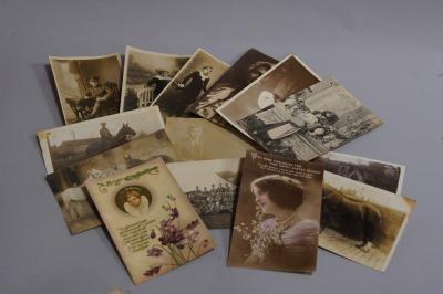 A collection of various postcards