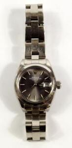 A Rolex lady's stainless steel cased wristwatch