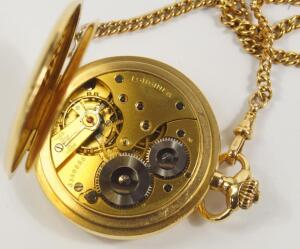 A Longines 18ct gold gentleman's hunter pocket watch - 2