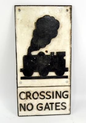 *An enamel railway sign