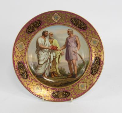 A Vienna porcelain plate