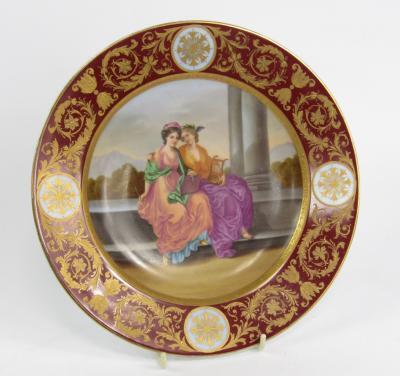 A Vienna porcelain plate