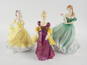 Three Royal Doulton figures