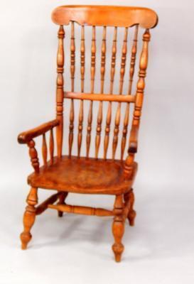 A Caistor ash and elm Windsor chair