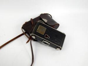 A Voigtlander camera with a Compur Anastigmat Skopar