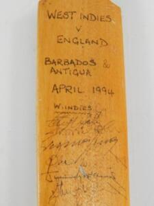 Two miniature cricket bats - 2