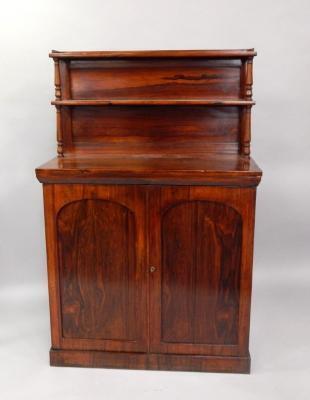 A Victorian rosewood chiffonier