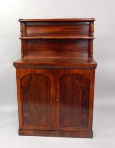 A Victorian rosewood chiffonier