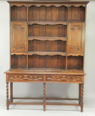 A 19thC oak dresser