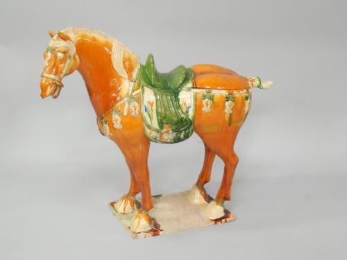 A reproduction Chinese Tang horse