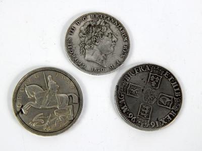 A William III crown 1696