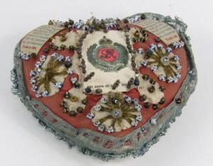 A WWI sweetheart's pin cushion