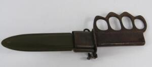 A WWII US Army combat knife