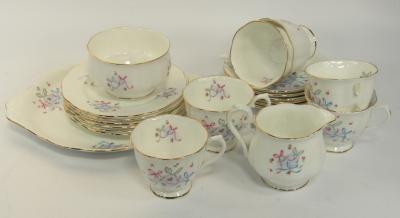 A Royal Albert porcelain part tea service