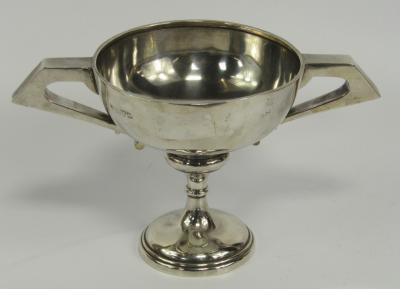 A George V silver trophy cup