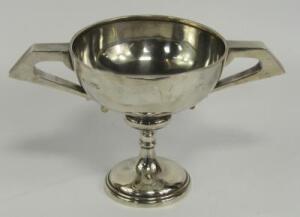 A George V silver trophy cup