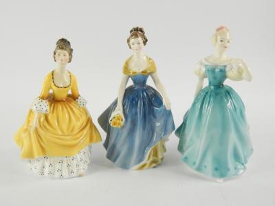 Three Royal Doulton figures
