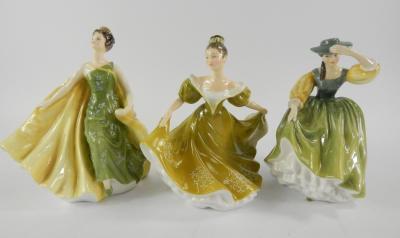Three Royal Doulton figures