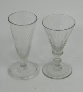 A George III ale glass