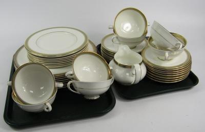A Royal Doulton porcelain part dinner service