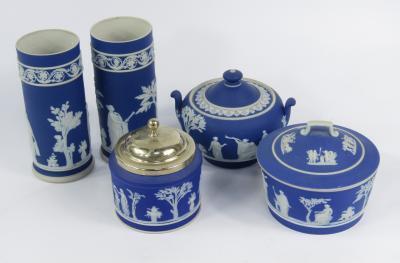 Wedgwood dark blue jasperware