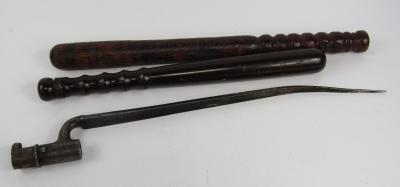 A steel bayonet