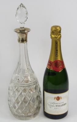 A bottle of Charles de Villers brut champagne
