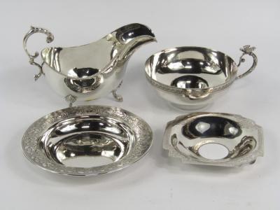 A group of white metal