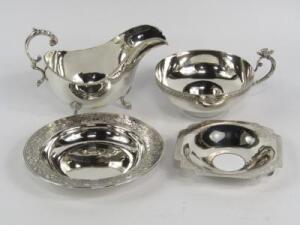 A group of white metal