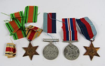 Four WWII medals