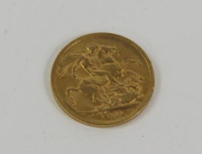 A George V sovereign 1911