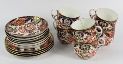 A Royal Crown Derby porcelain composite part coffee service