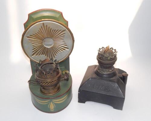 An LMS railway lamp