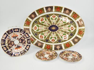 A Royal Crown Derby porcelain meat platter