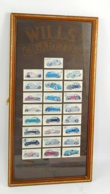 Player's cigarettes 1930's/40's saloon and family car set