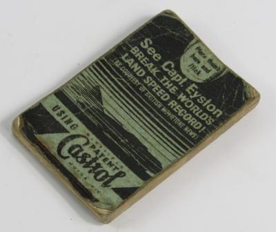 A Captain Eyston Landspeed Record flip book