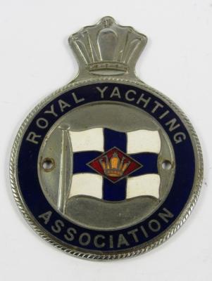 A Royal Yachting Association grill badge