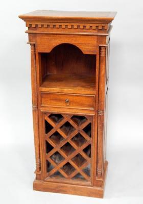 A wine cupboard