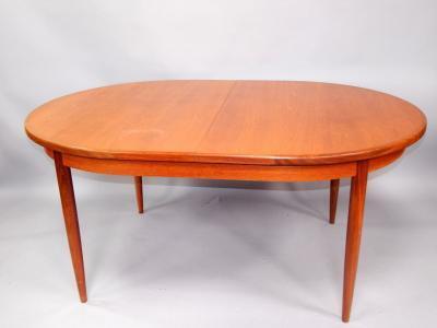A 'G' plan teak retro style extending dining table