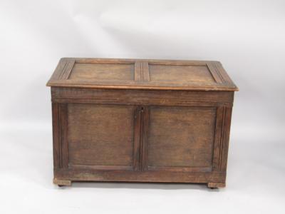 A 20thC oak coffer