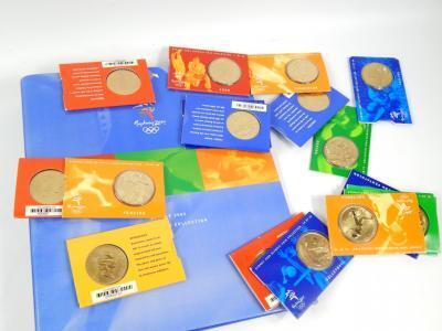 Commemorative coins for the Sydney Olympics 2000