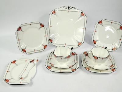 A Shelley porcelain tea service