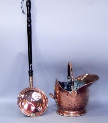 Two items of 19thC metalware