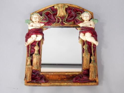 A Renaissance style wall mirror by Alan Wallis Designs
