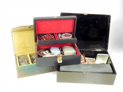 Silver and costume jewellery